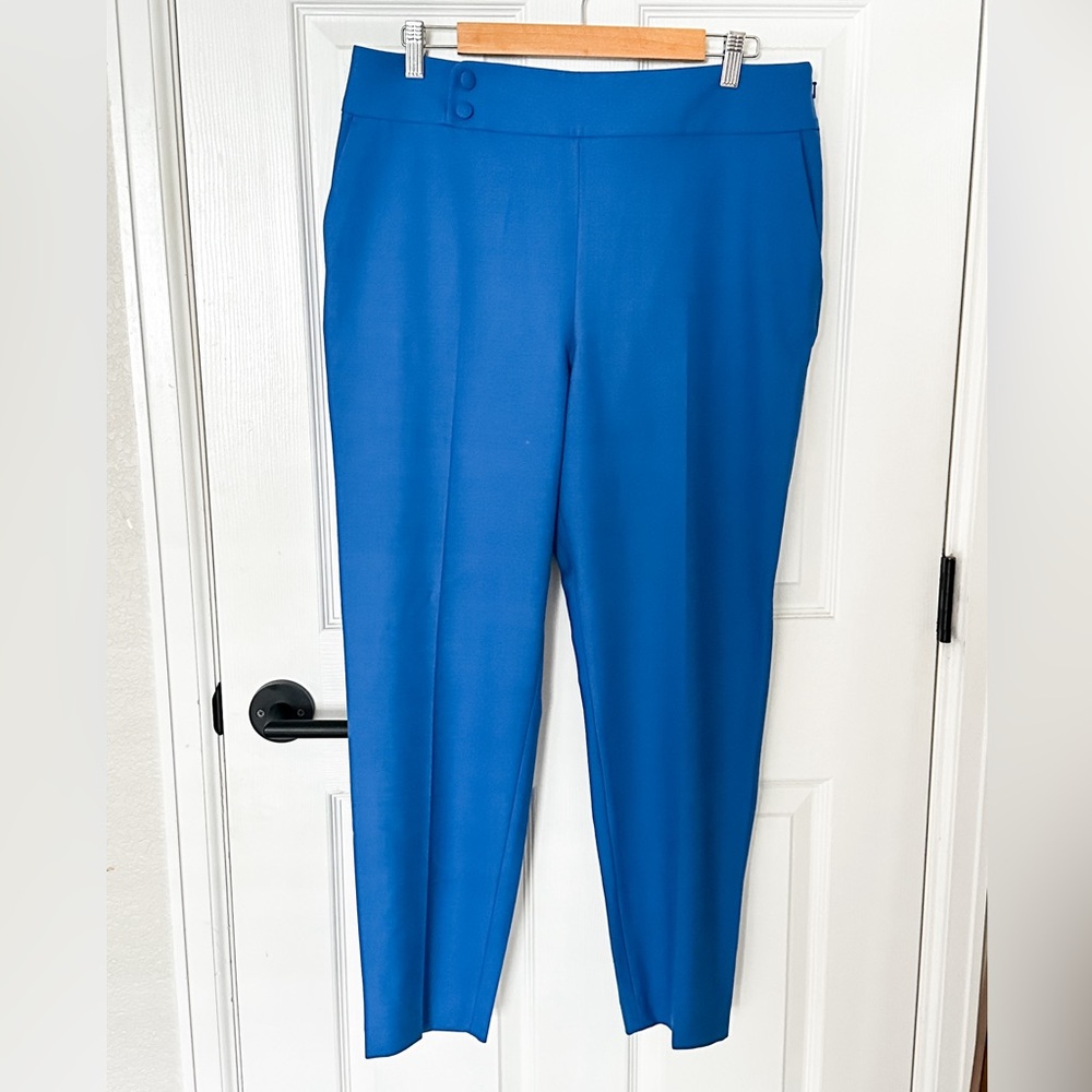 Sézane Pantalon Georges Blue Dress Trousers